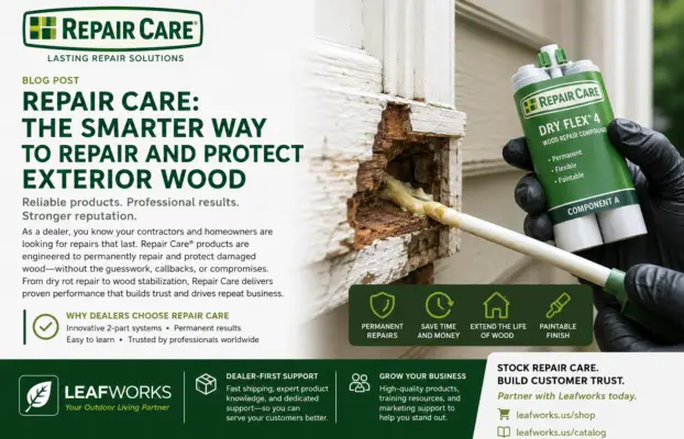 Repair Care for Dealers: Professional Wood Restoration Products That Create Repeat Business