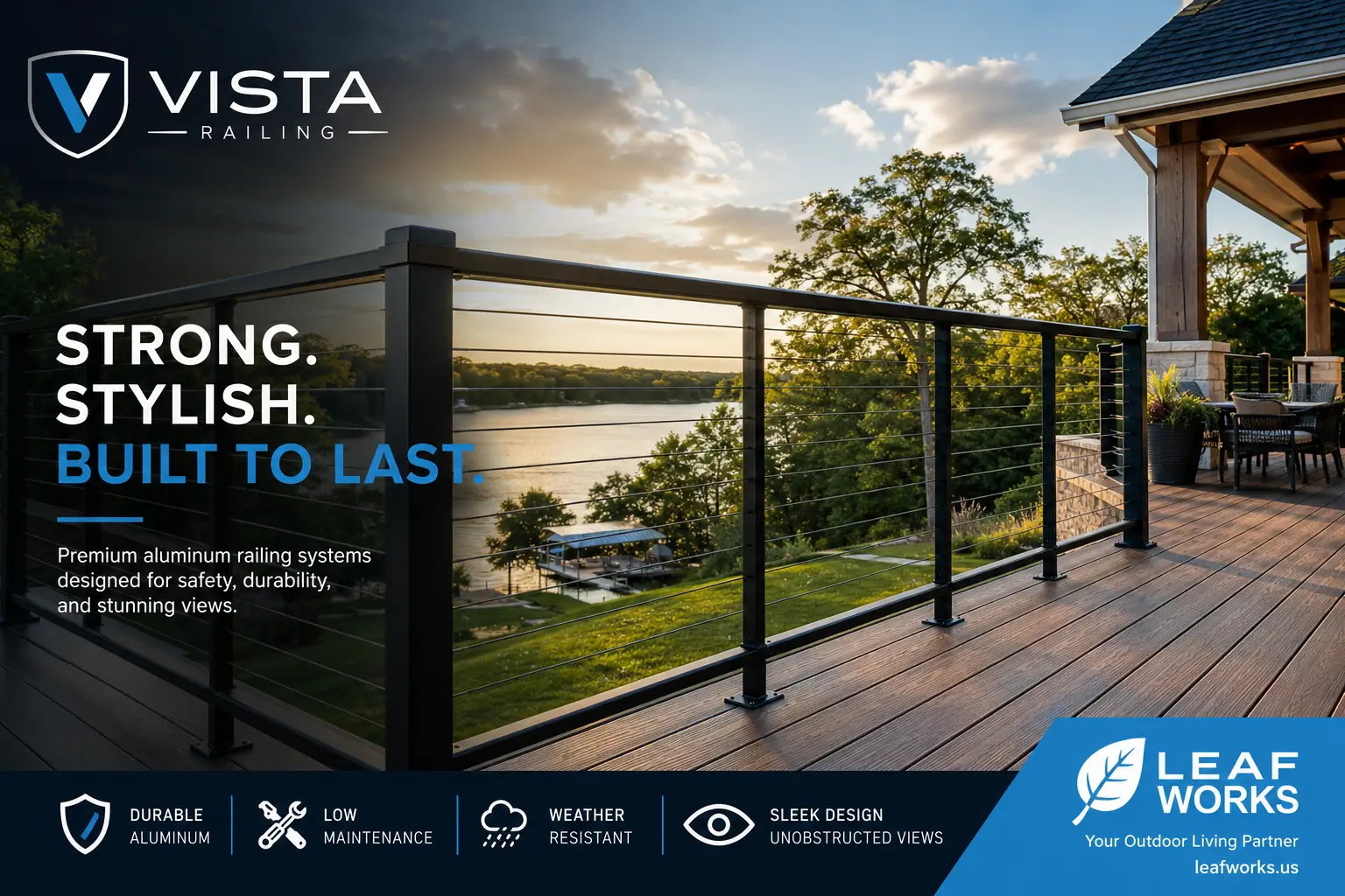 Why Dealers Should Add Vista Railing to Their Outdoor Living Product Line